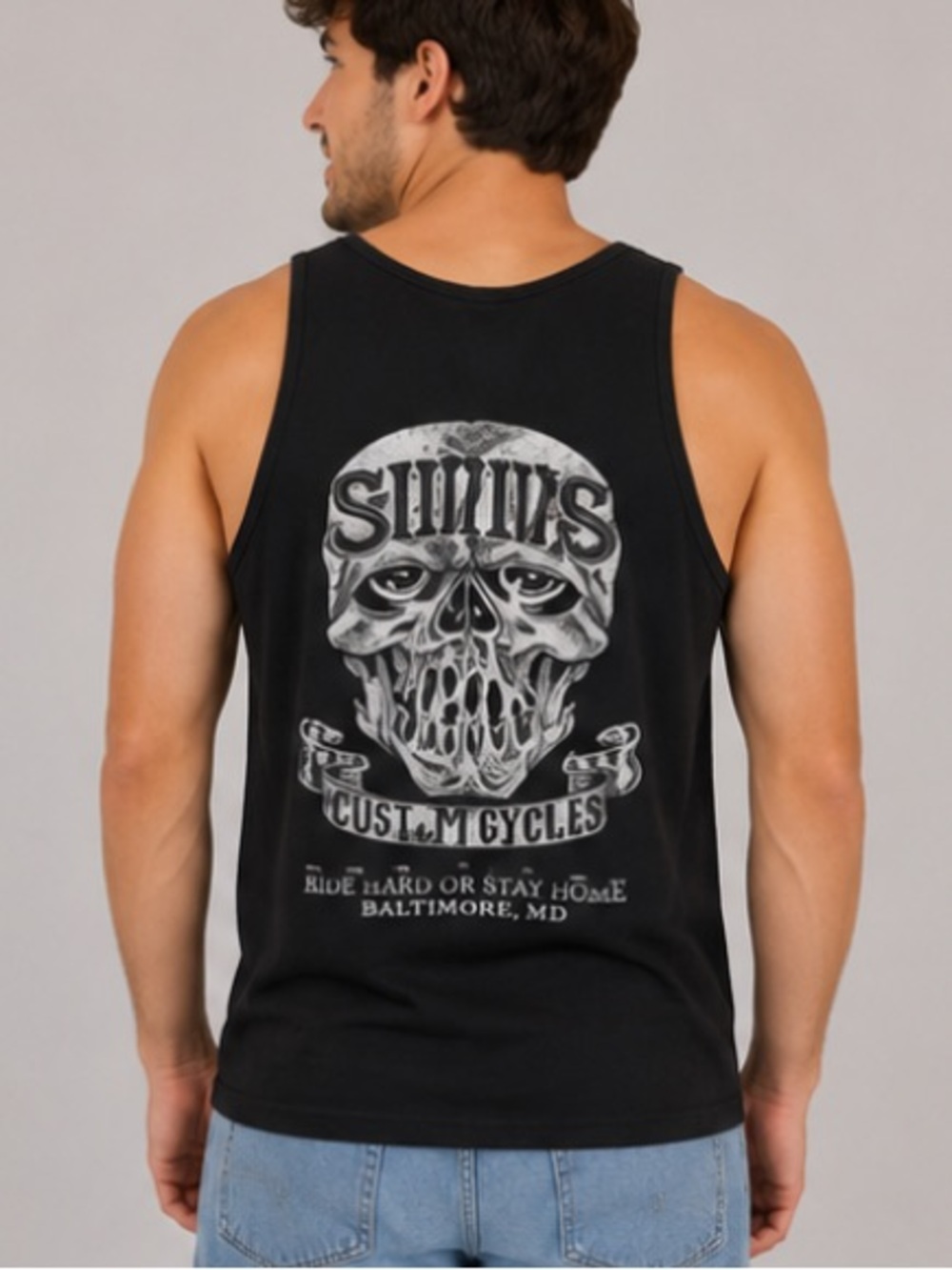 Muscle tank simms bike rider X-Large